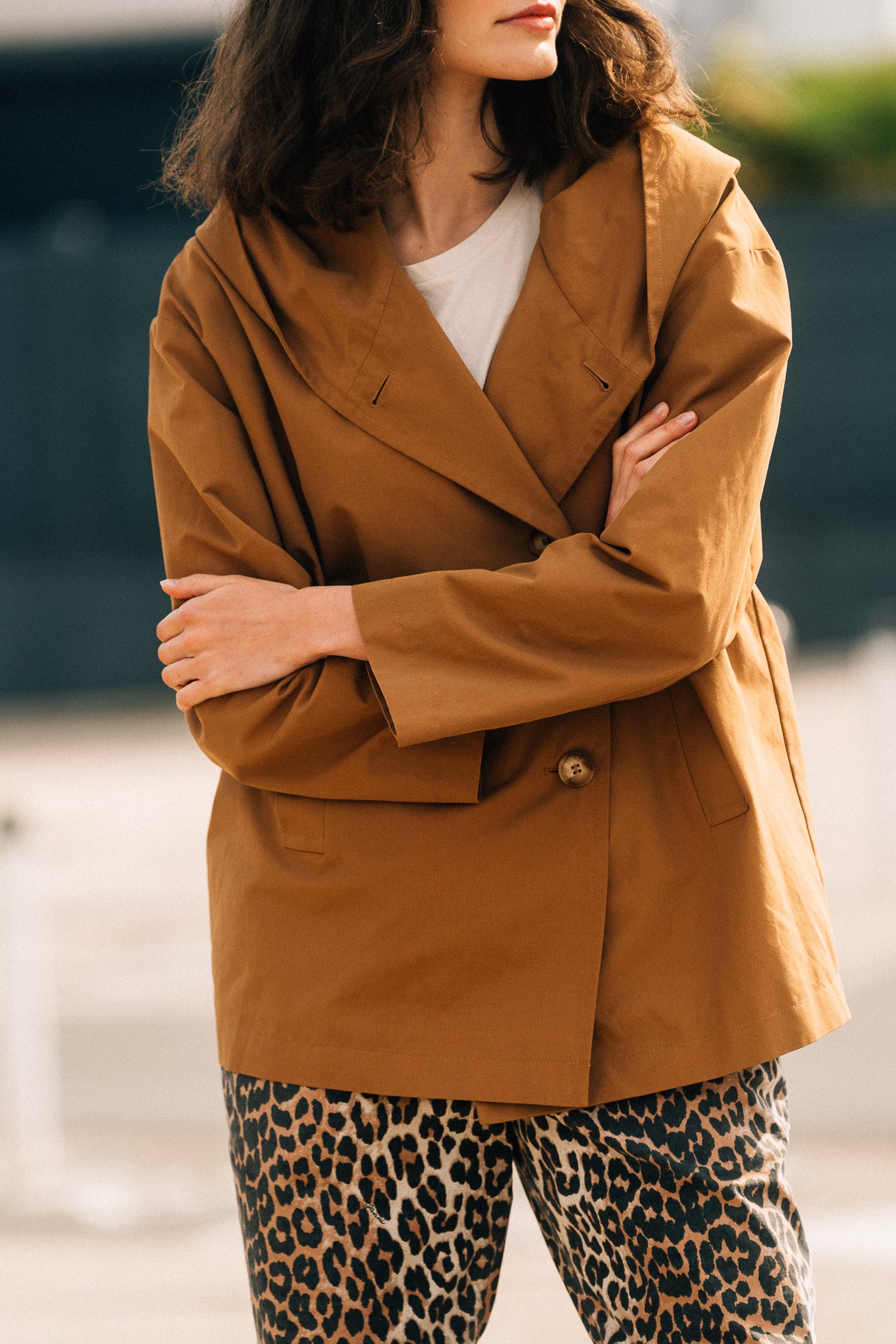 GRENADIER - Parka courte oversize, déperlante