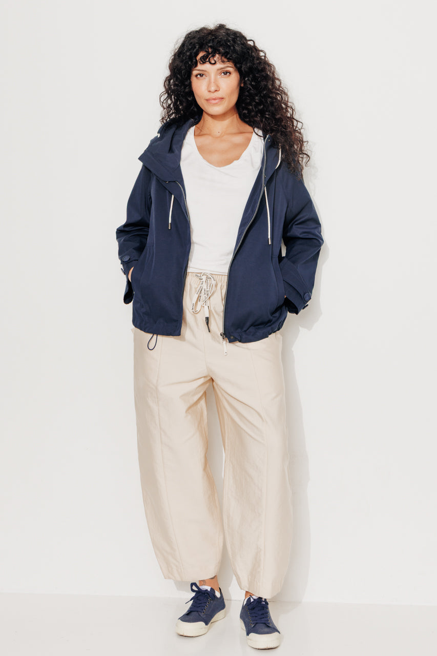 TANZAC - TANZAC - Parka courte déperlante MARINE - Trench & Coat