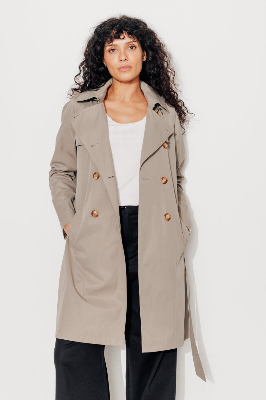 TANGRY - Trench authentique avec gilet amovible kaki KAKI - Trench & Coat