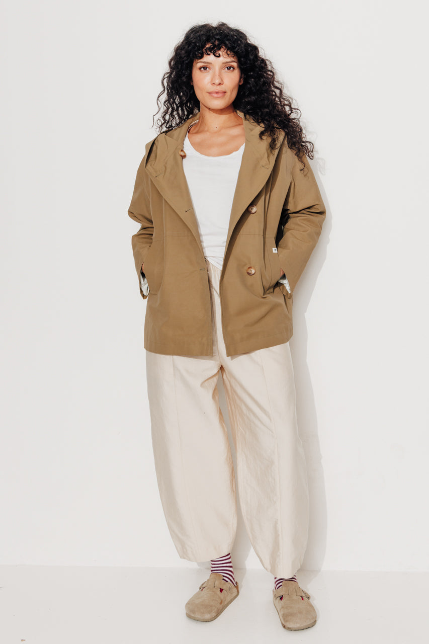 GRENADIER - Parka courte capuche en coton majoritaire BRONZE - Trench & Coat