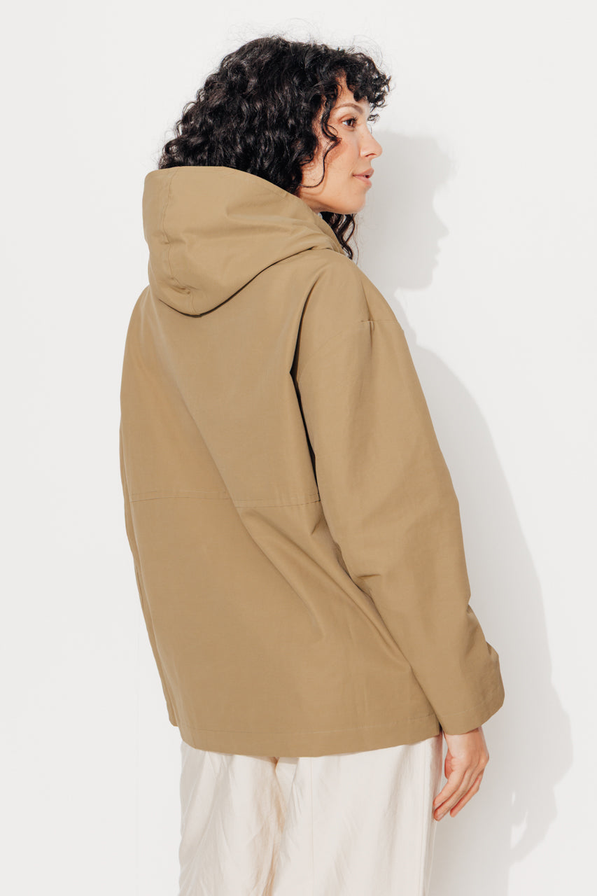 GRENADIER - Parka courte capuche en coton majoritaire BRONZE - Trench & Coat