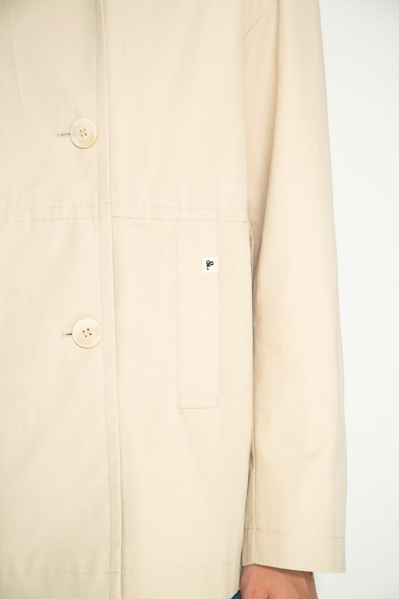 GRENADIER - GRENADIER - Parka courte capuche en coton majoritaire SABLE - Trench & Coat