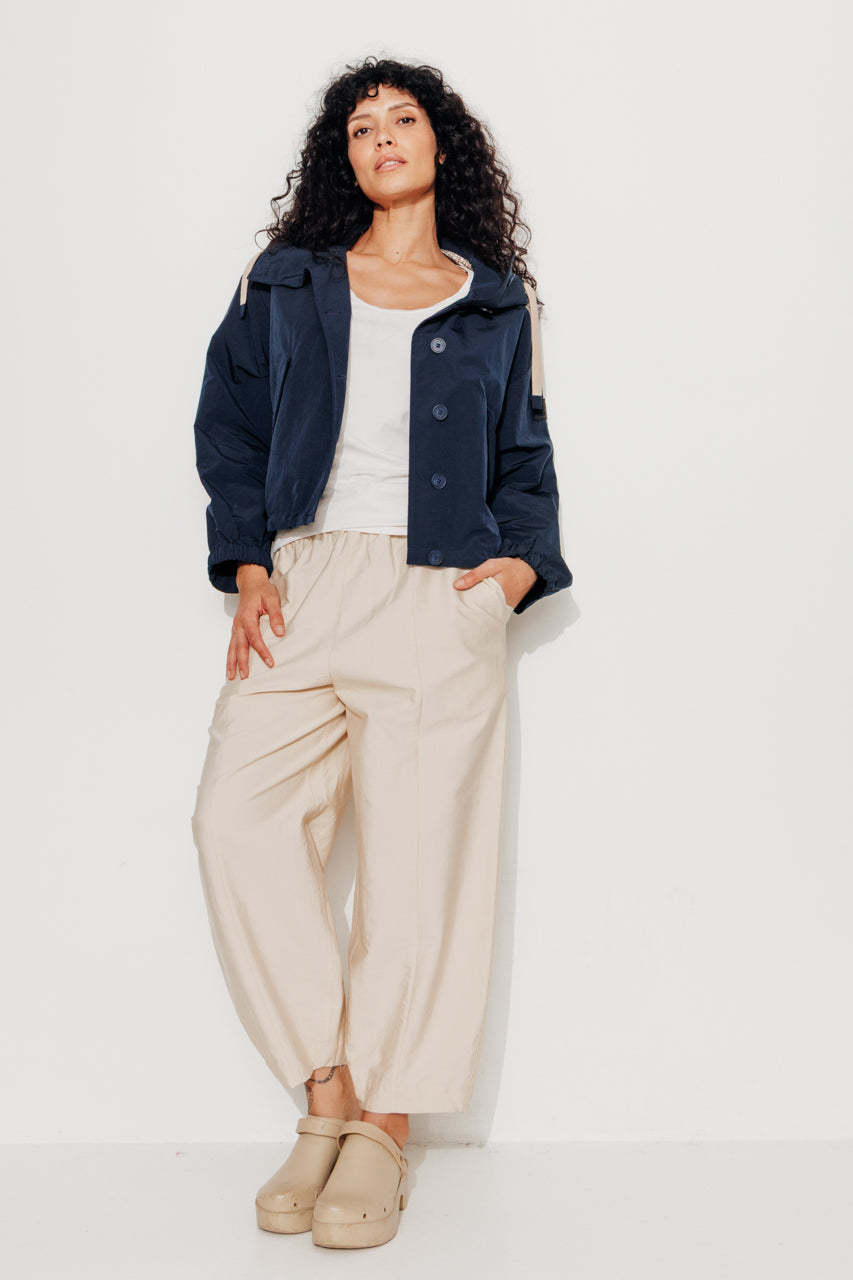 SUREAU - Veste courte, légère et déperlante MARINE - Trench & Coat