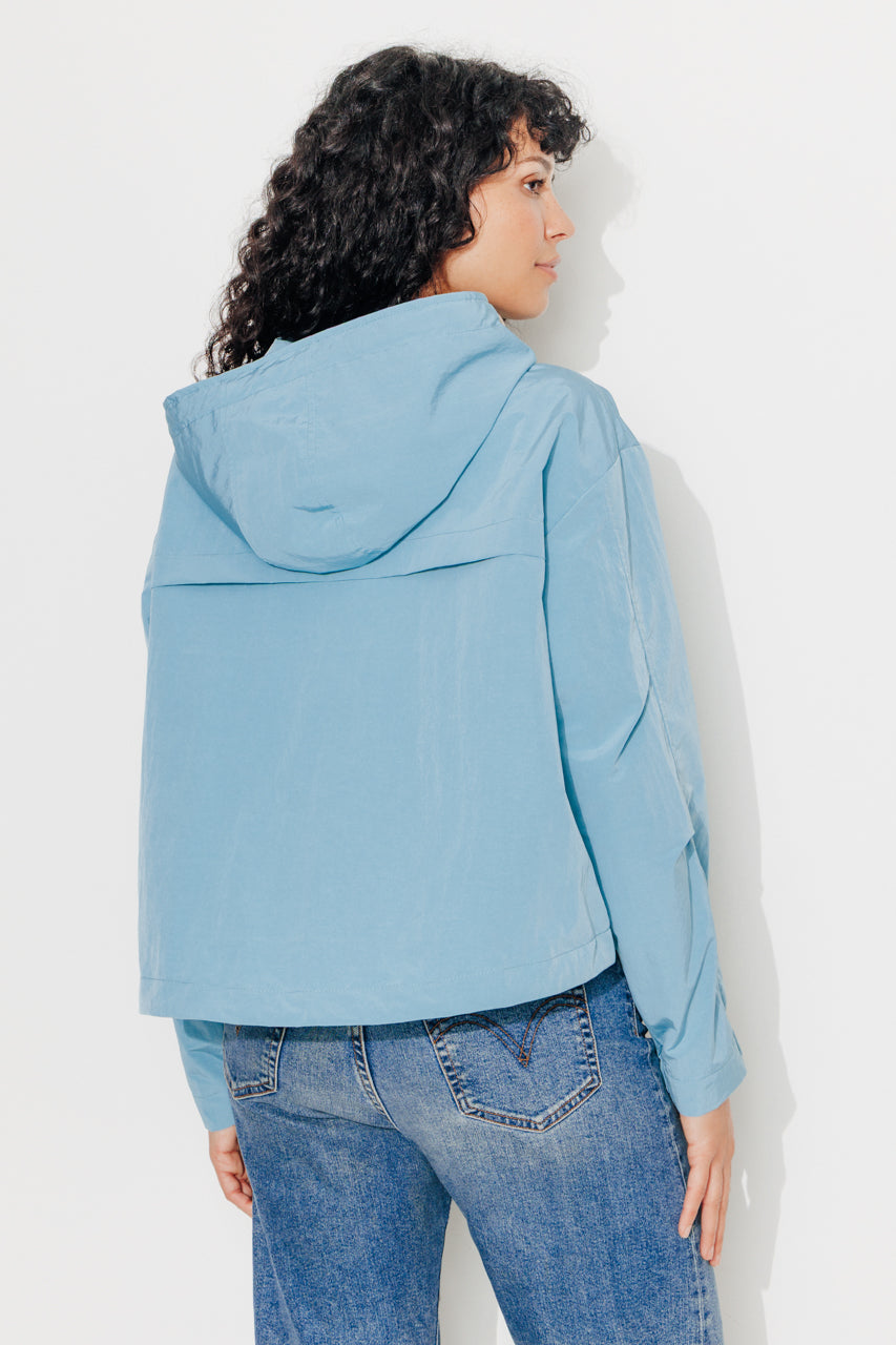SUREAU - SUREAU - Veste courte, légère et déperlante BLEU RAF - Trench & Coat