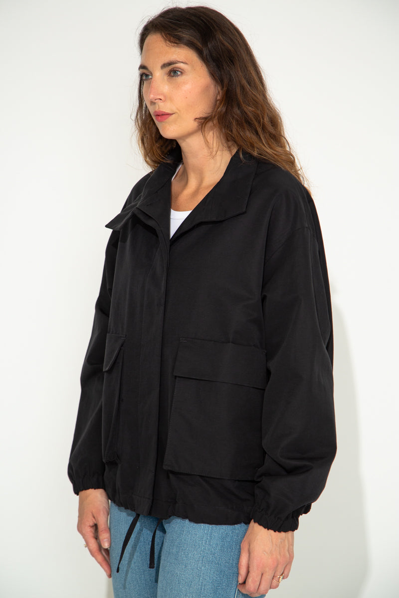 MUSA - MUSA - Blouson oversize coton, doublé NOIR - Trench & Coat