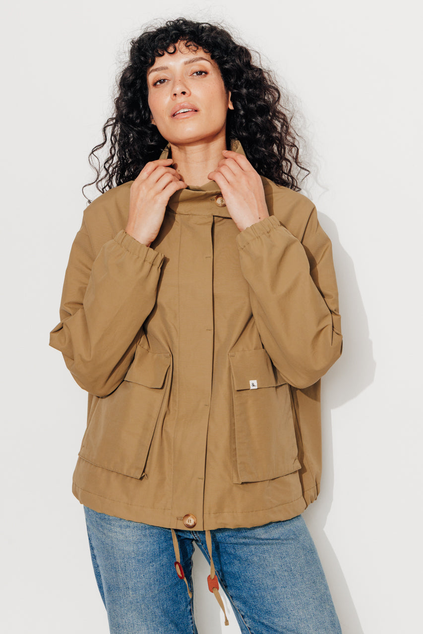 MUSA - MUSA - Blouson oversize coton, doublé BRONZE - Trench & Coat