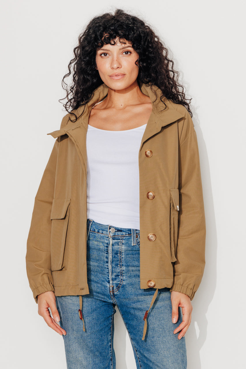 MUSA - MUSA - Blouson oversize coton, doublé BRONZE - Trench & Coat
