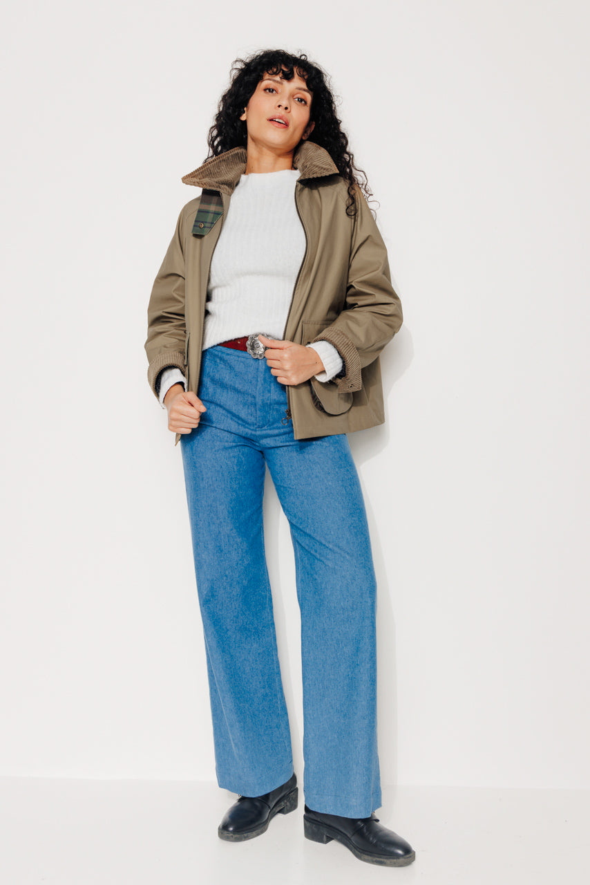 SORBUS - SORBUS - Imperméable court oversize en coton staywax beige BEIGE - Trench & Coat