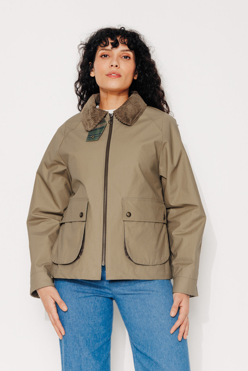 SORBUS - SORBUS - Imperméable court oversize en coton staywax beige BEIGE - Trench & Coat