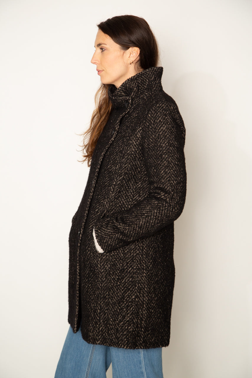 ALI - Manteau NOIR/NOIR - Trench & Coat