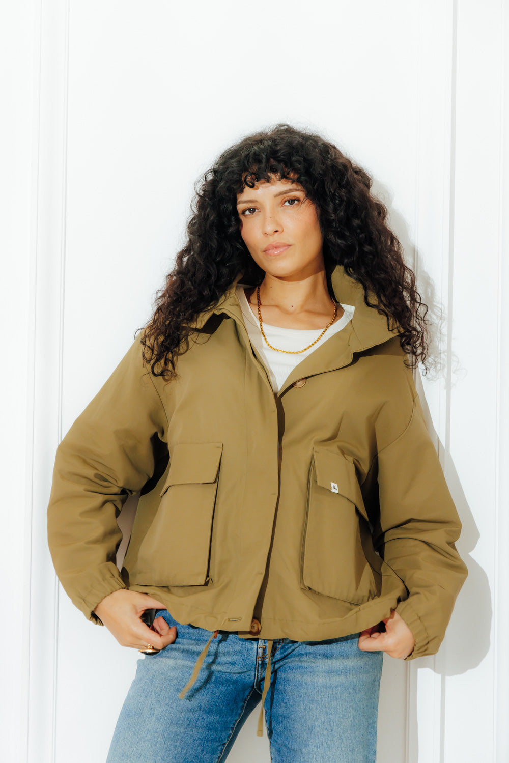 MUSA - Blouson oversize coton, doublé