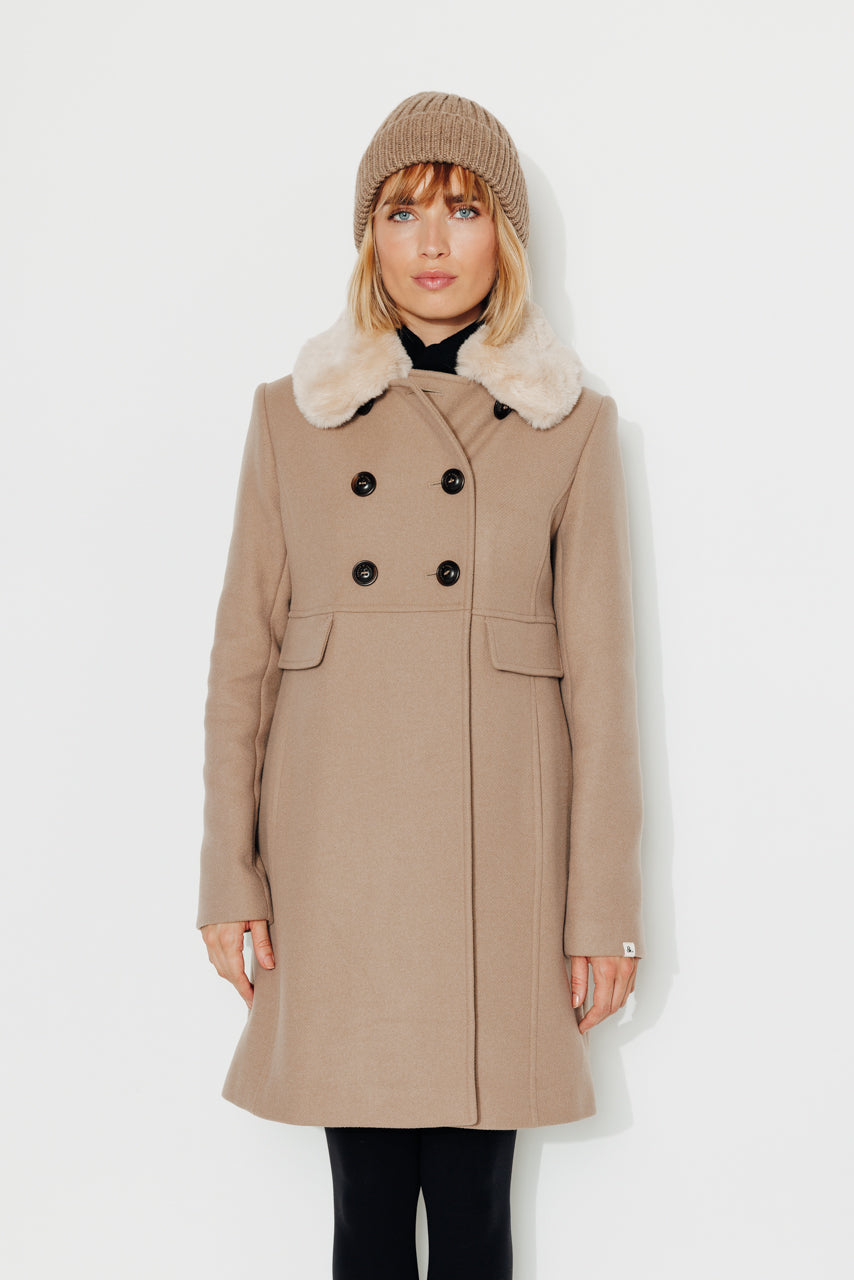 Trench Femme Manteau Beige Mi Long Femme Trench Coats Tenue Avec