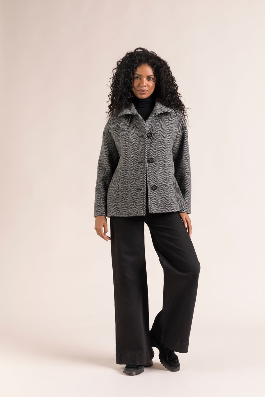Manteau court femme laine hotsell