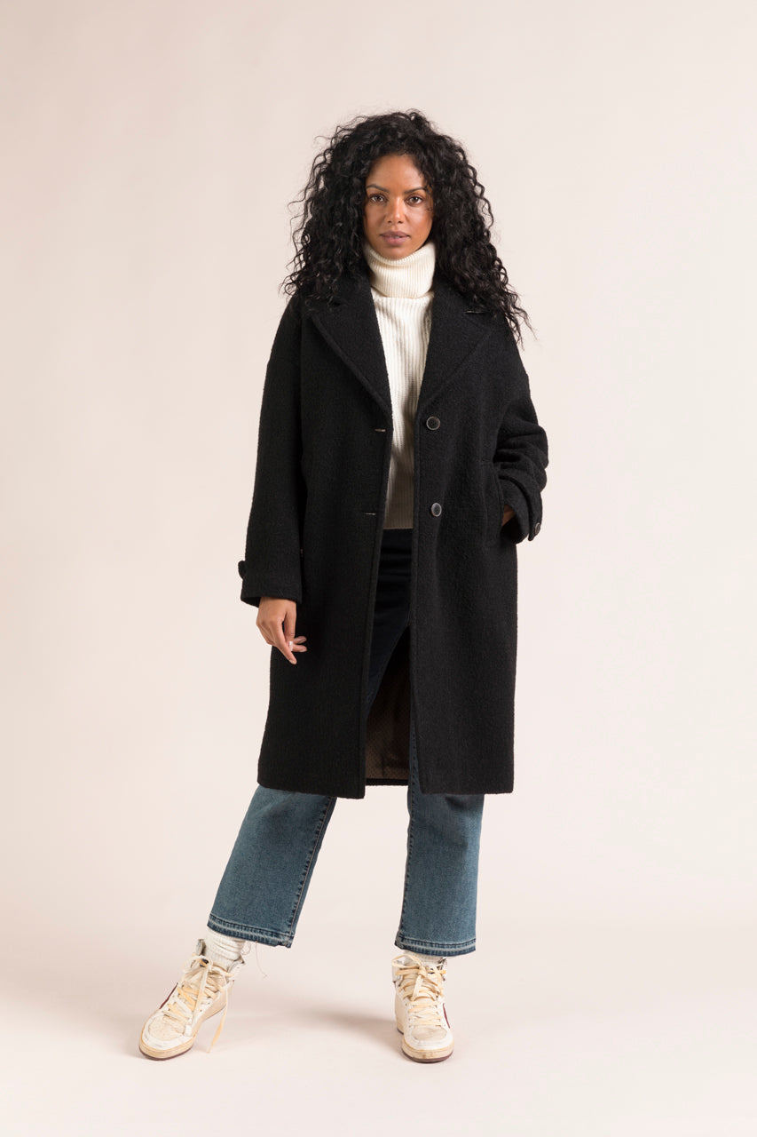 Manteau long femme cache cache sale
