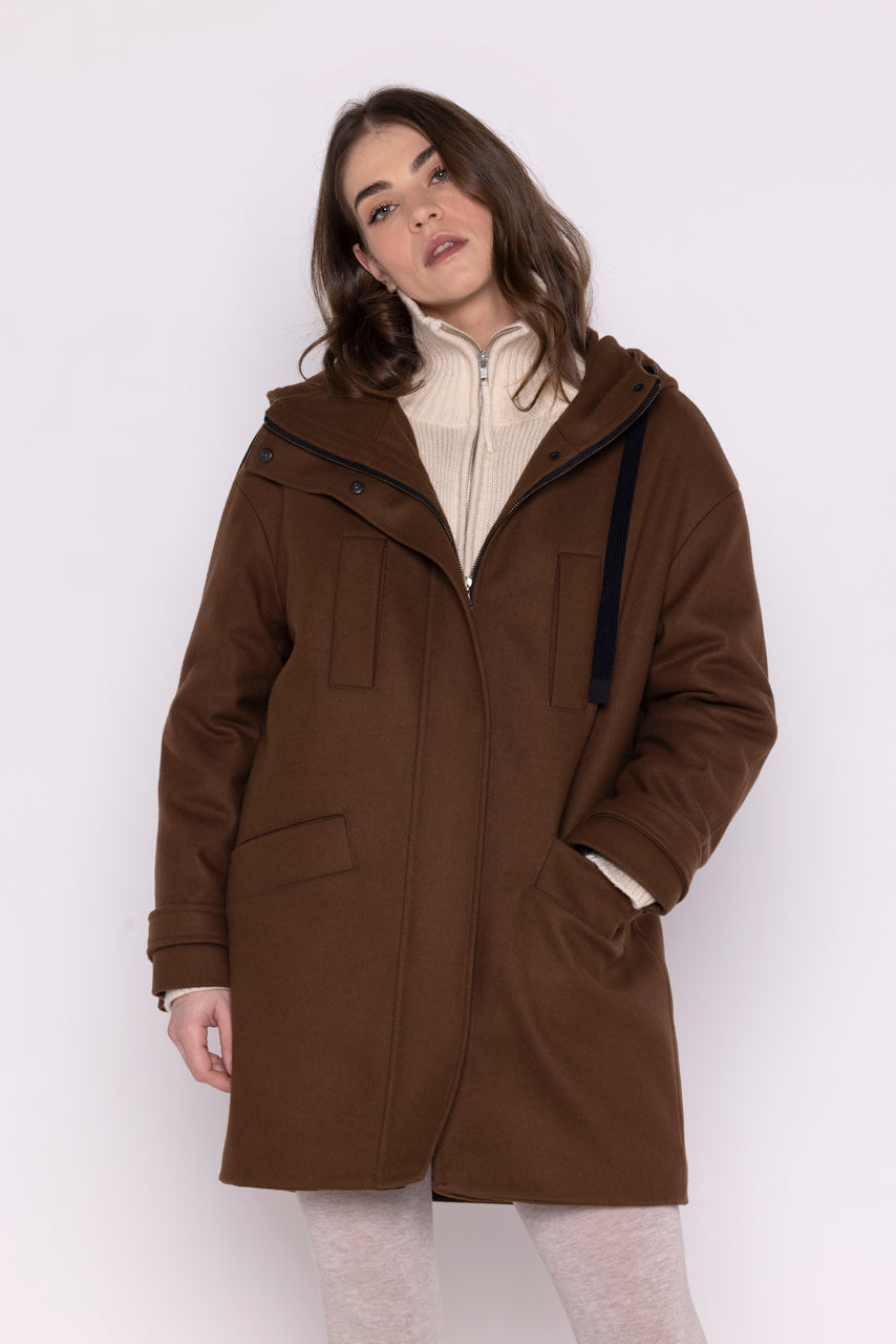 ROANNE - Parka Marron / Brown - Trench & Coat