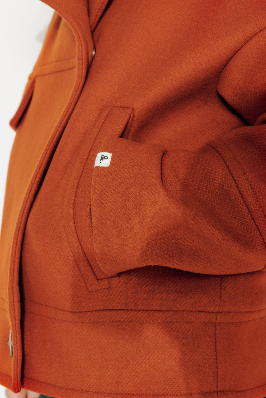 MABLY - Manteau court Rouille / Rust - Trench & Coat