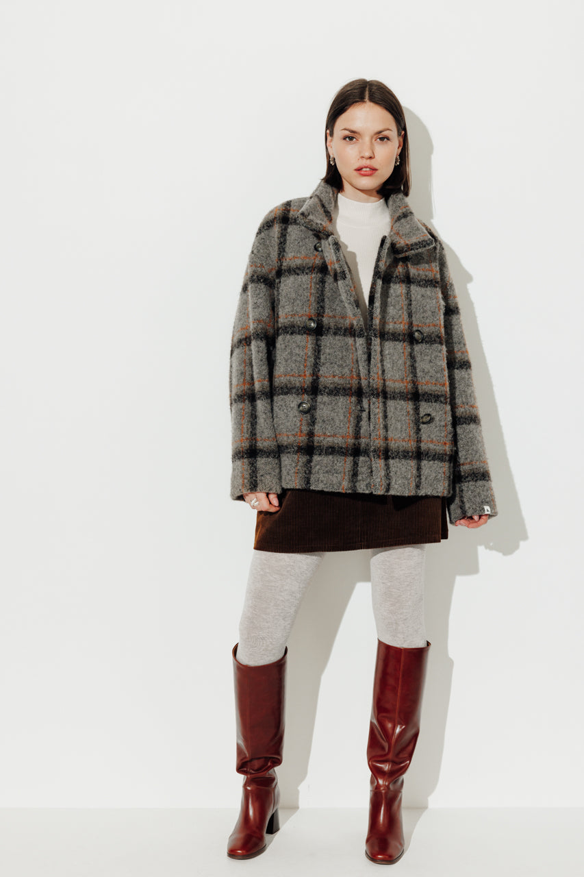 Manteau court Plumeria