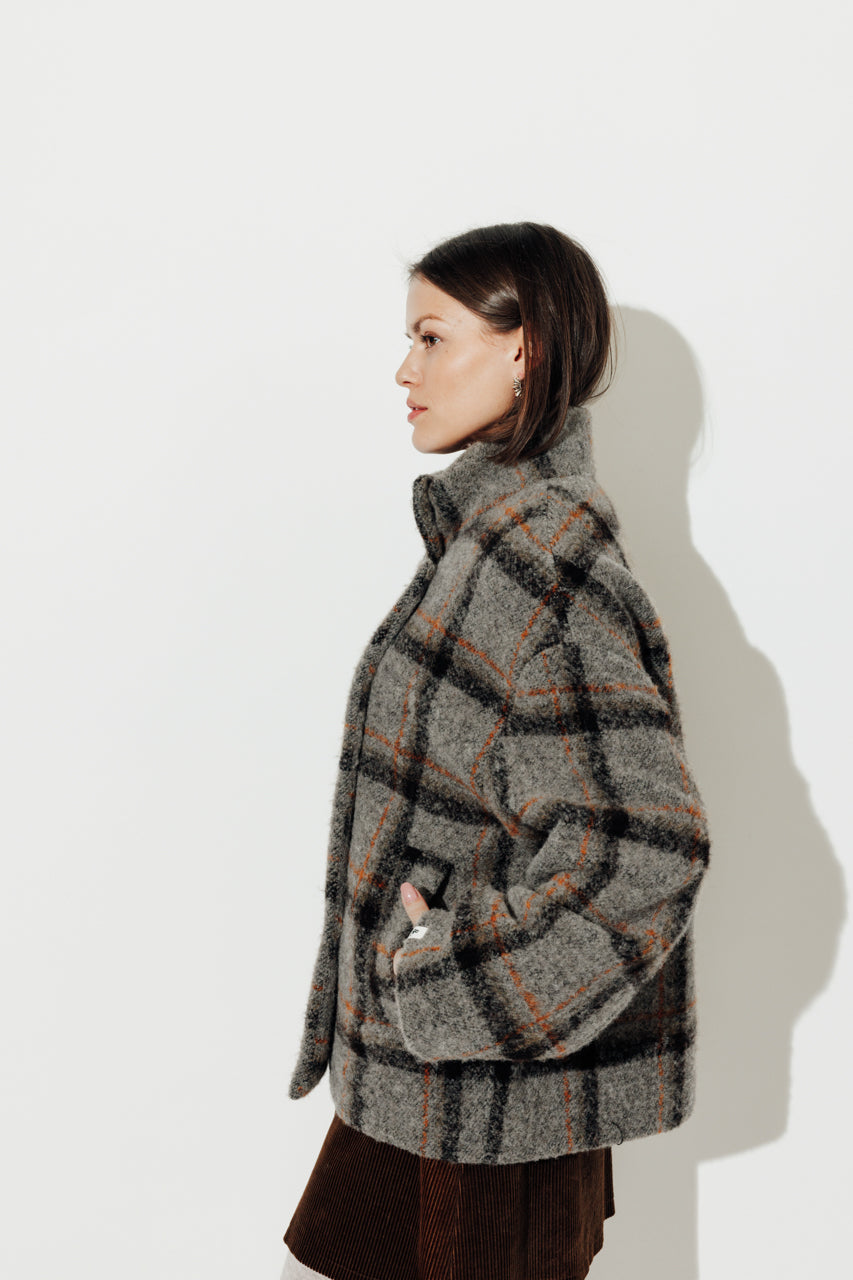 Manteau court Plumeria