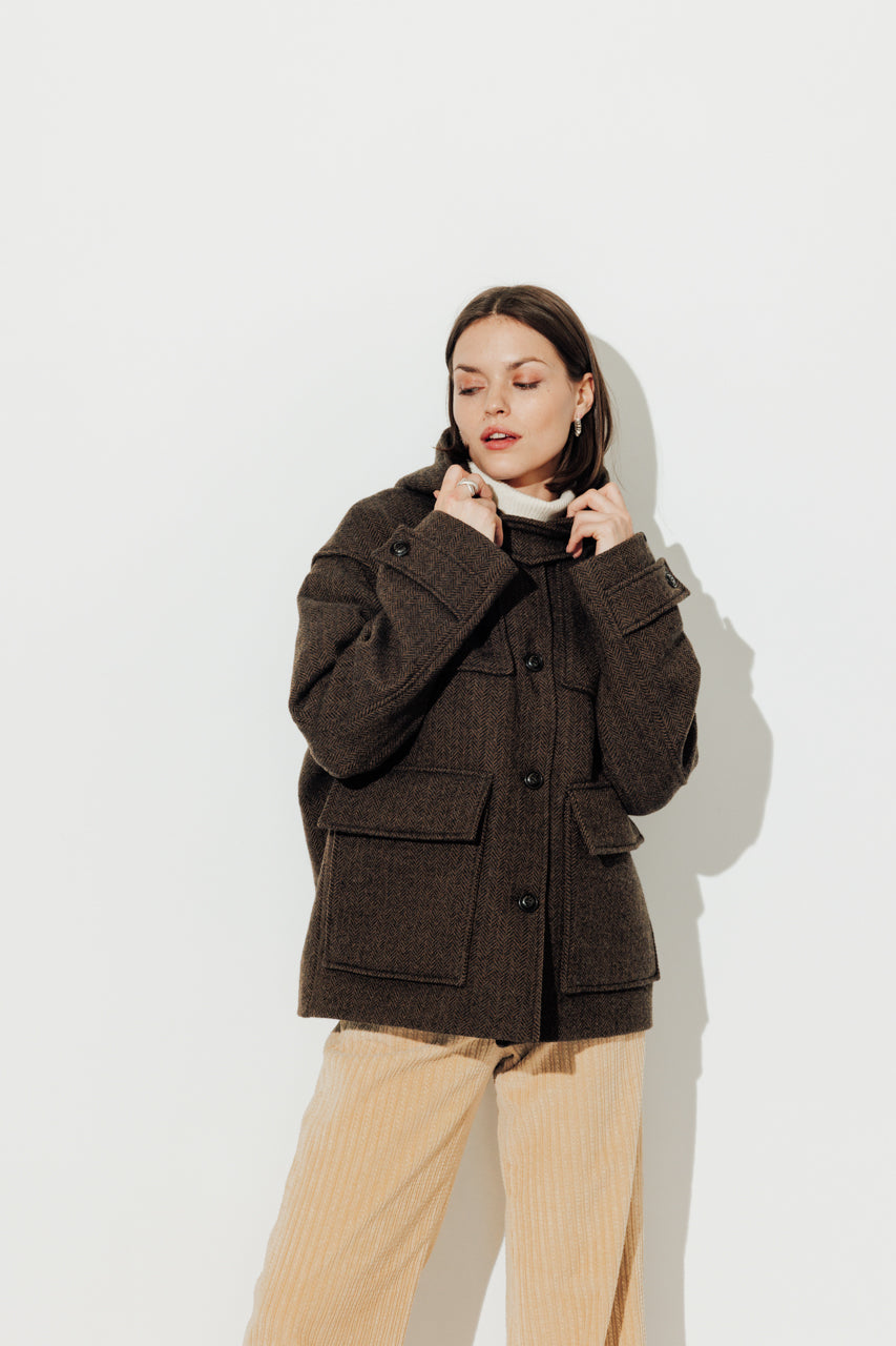 Manteau court Abekia