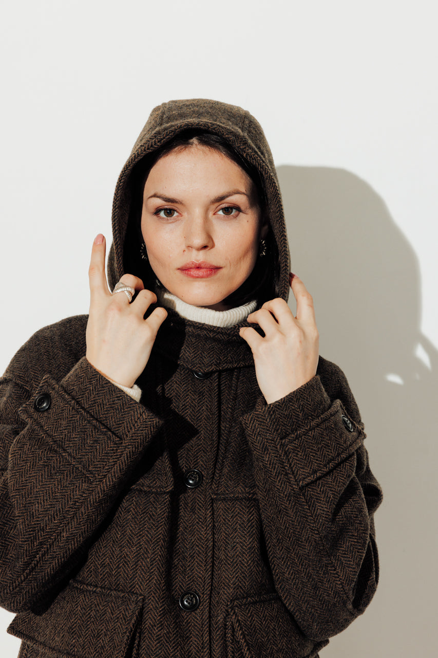 Manteau court Abekia