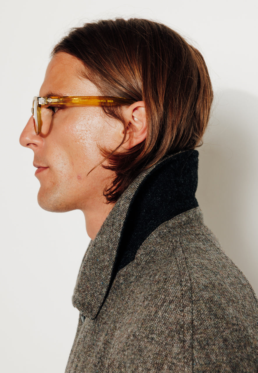 MARIUS - MARIUS - Manteau mi-long en drap shetland structuré marron MARRON - Trench & Coat