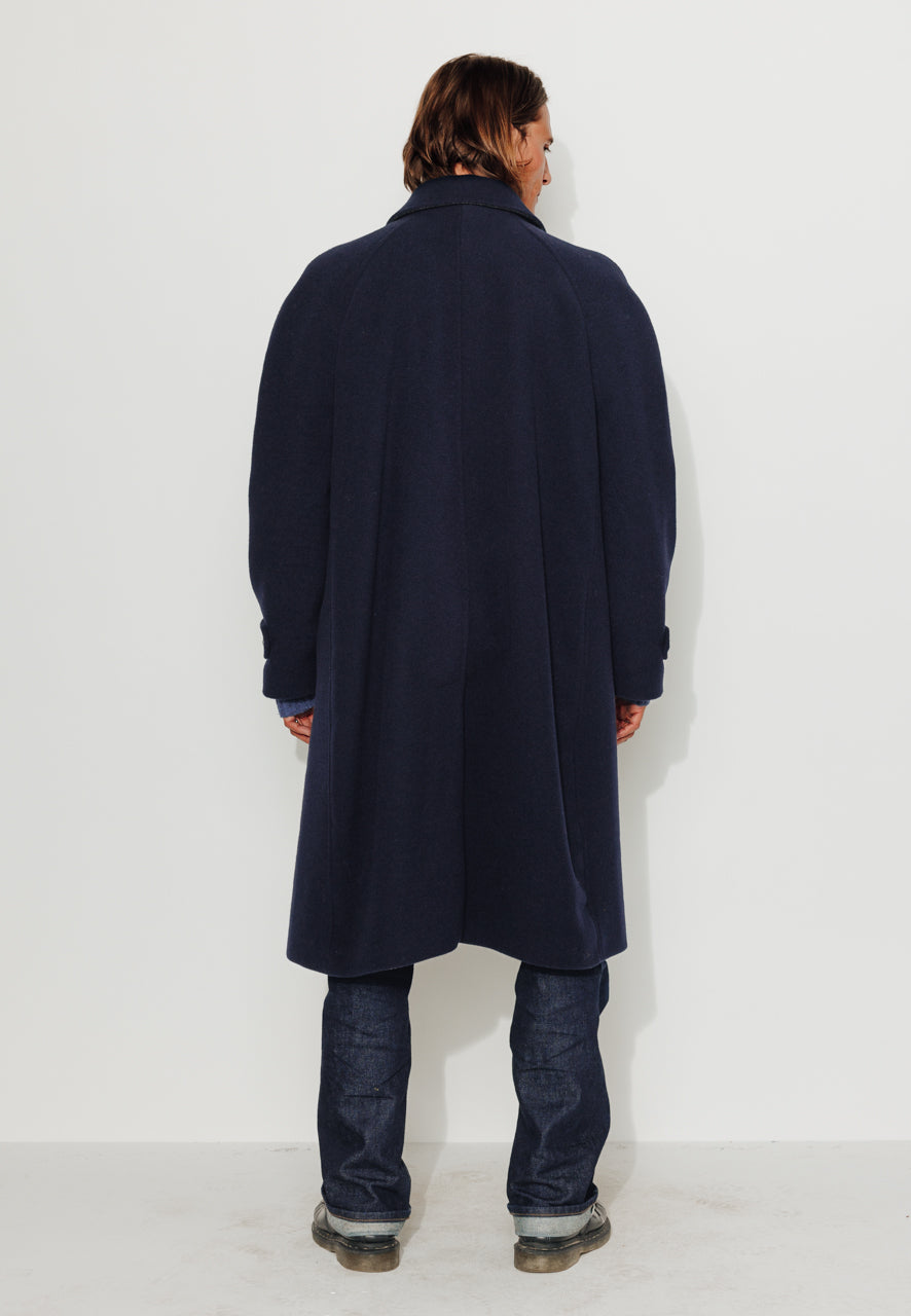 MARIUS - MARIUS - Manteau mi-long en laine vierge marine MARINE - Trench & Coat