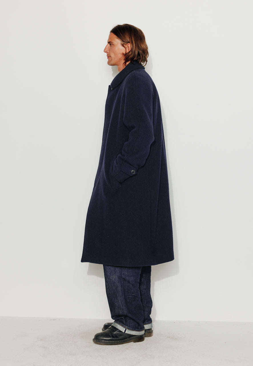 MARIUS - MARIUS - Manteau mi-long en laine vierge marine MARINE - Trench & Coat