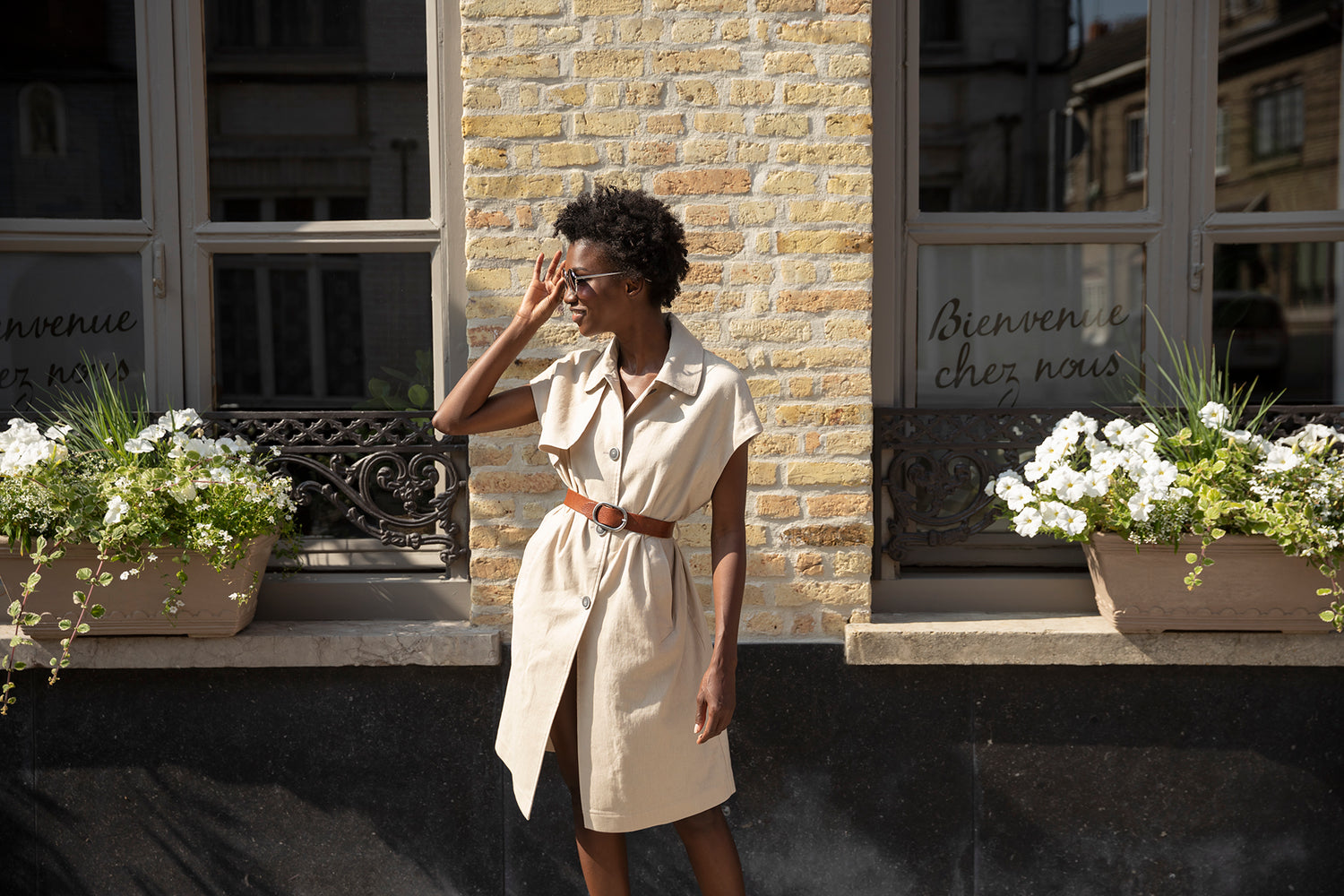 Summer trench dress Chic, colorful, belted trench | Trench & Coat - Trench & Coat France Summer trench dress Chic, colorful, belted trench | Trench & Coat - Trench & Coat France