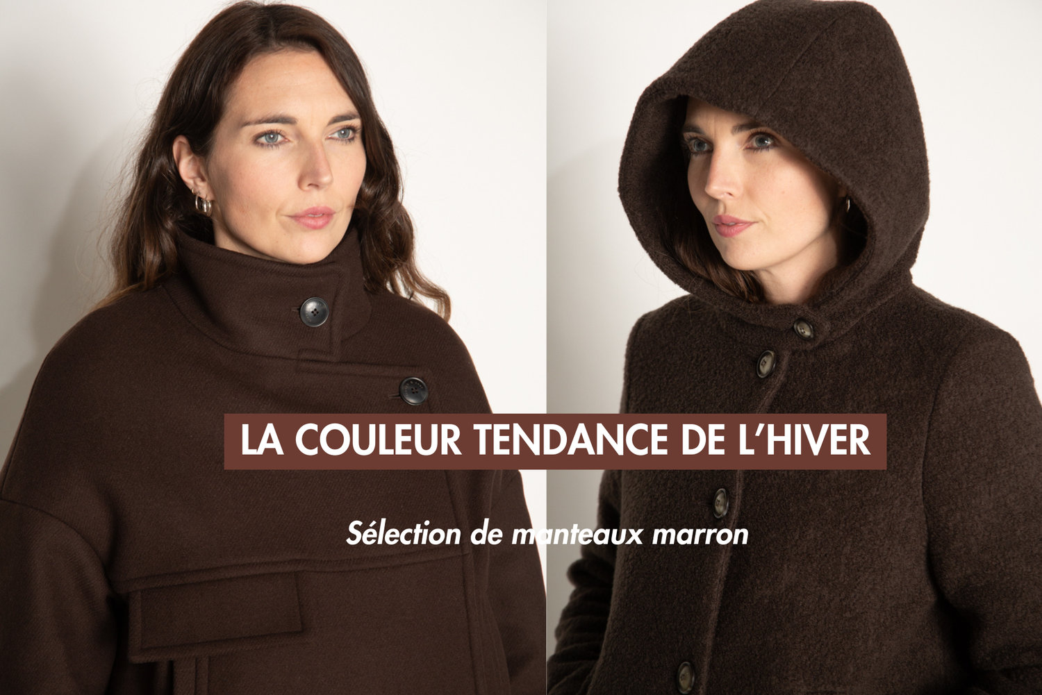 Notre sélection de manteaux femme marron : la couleur tendance de l’hiver 2025