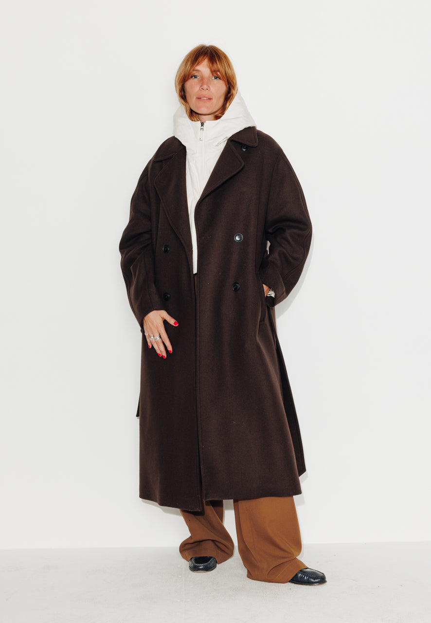 CAILLE - CAILLE - Capuche ouatinée zippée crème CREAM - Trench & Coat