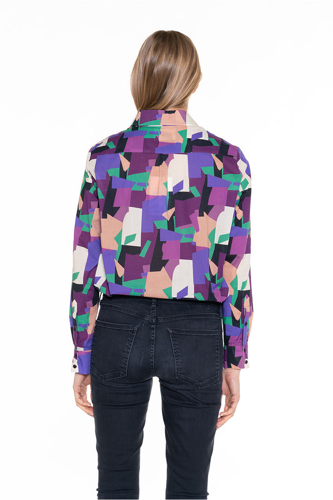 Chemise CHEMERY-Chemise droite 100% coton imprimé