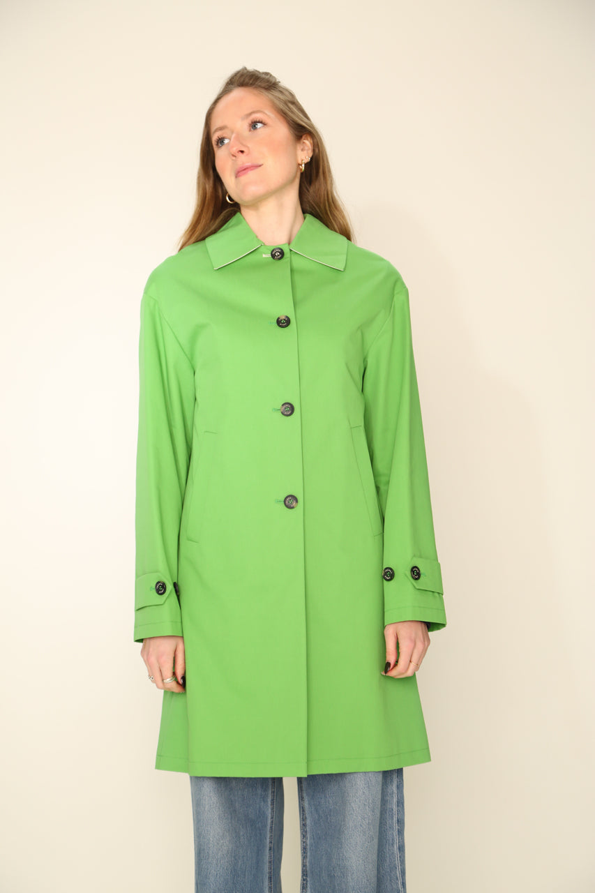 DAX - Redding épuré en pur coton premium vert pomme Vert pomme / Apple green - Trench & Coat
