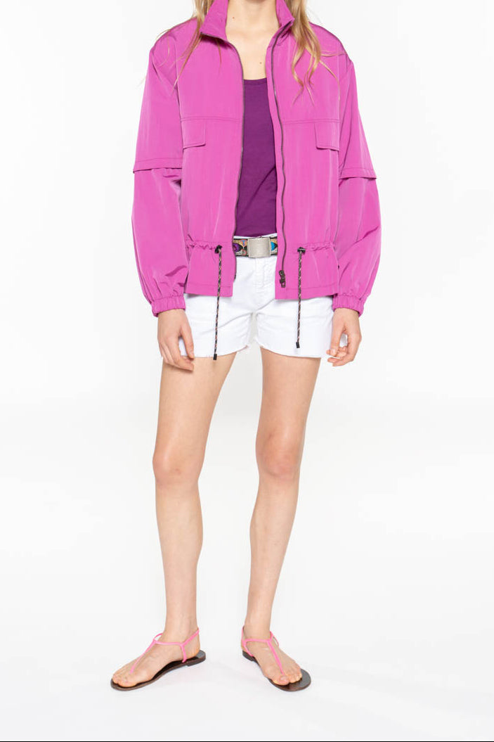 CHALIEU jacket-Generous fuschia short jacket