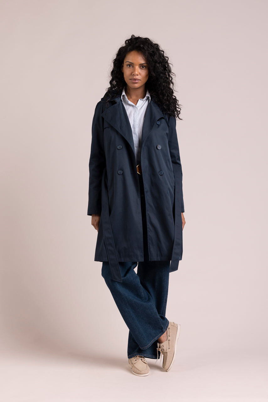 TANGRY - Trench authentique avec gilet amovible marine MARINE - Trench & Coat