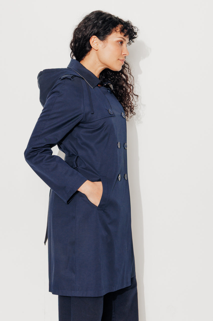 TANGRY - Trench authentique avec gilet amovible marine MARINE - Trench & Coat