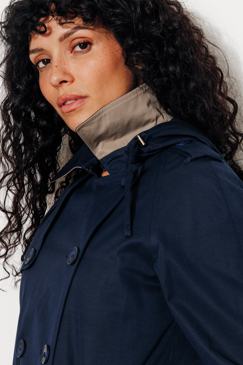 TANGRY - Trench authentique avec gilet amovible marine MARINE - Trench & Coat
