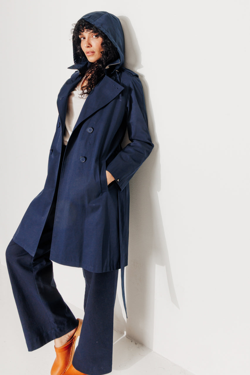 TANGRY - Trench authentique avec gilet amovible marine MARINE - Trench & Coat