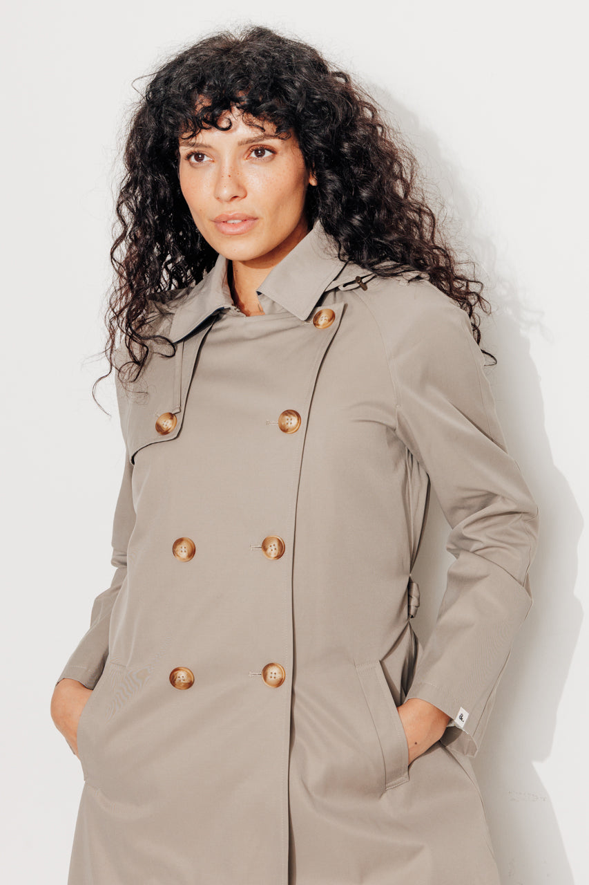 TANGRY - Trench authentique avec gilet amovible kaki KAKI - Trench & Coat