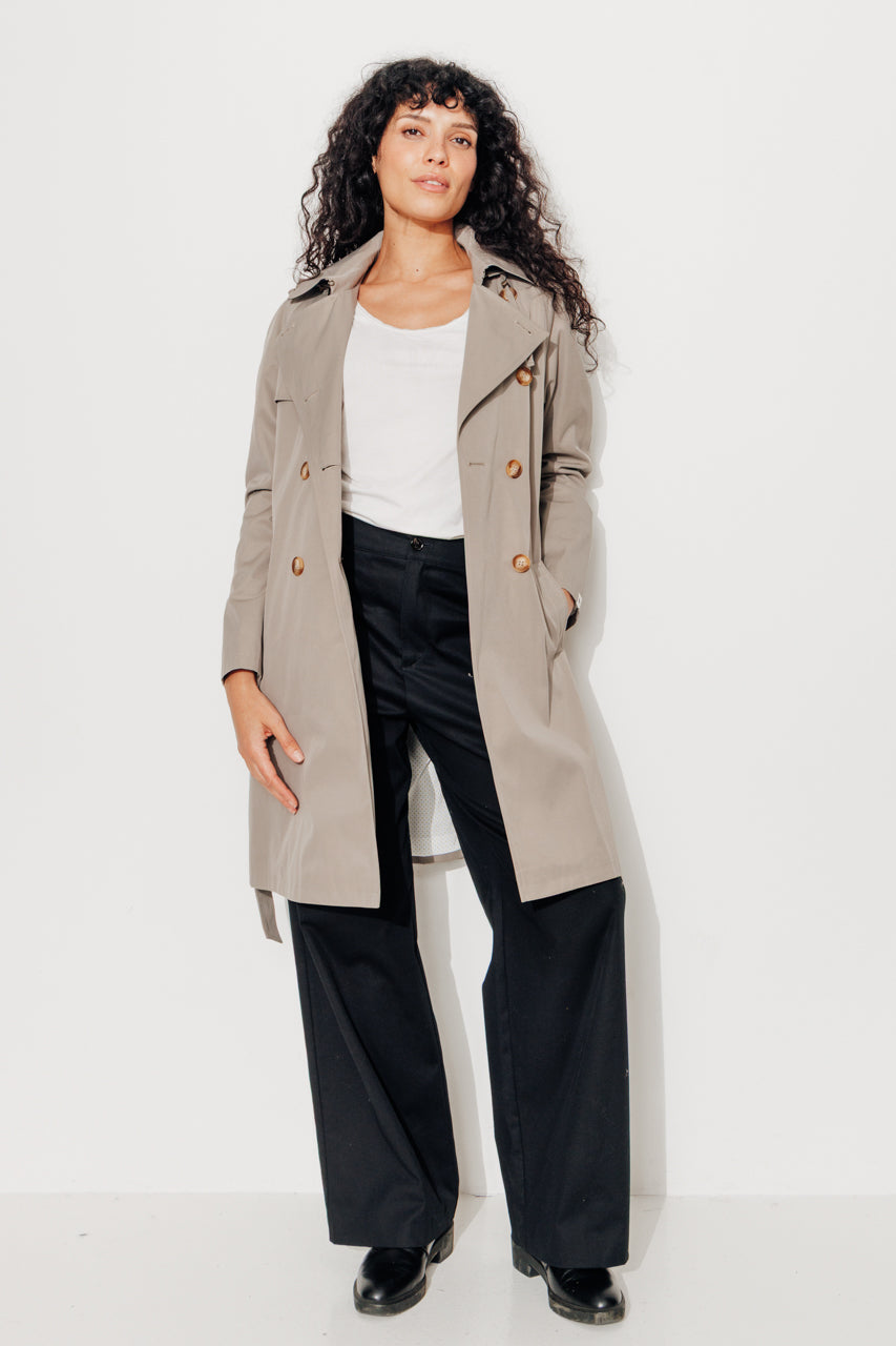 TANGRY - Trench authentique avec gilet amovible kaki KAKI - Trench & Coat