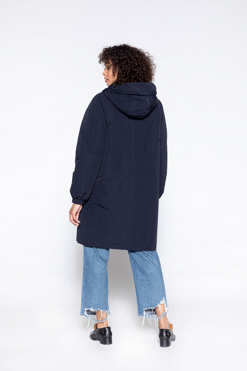 Parka bleu marine femme deals