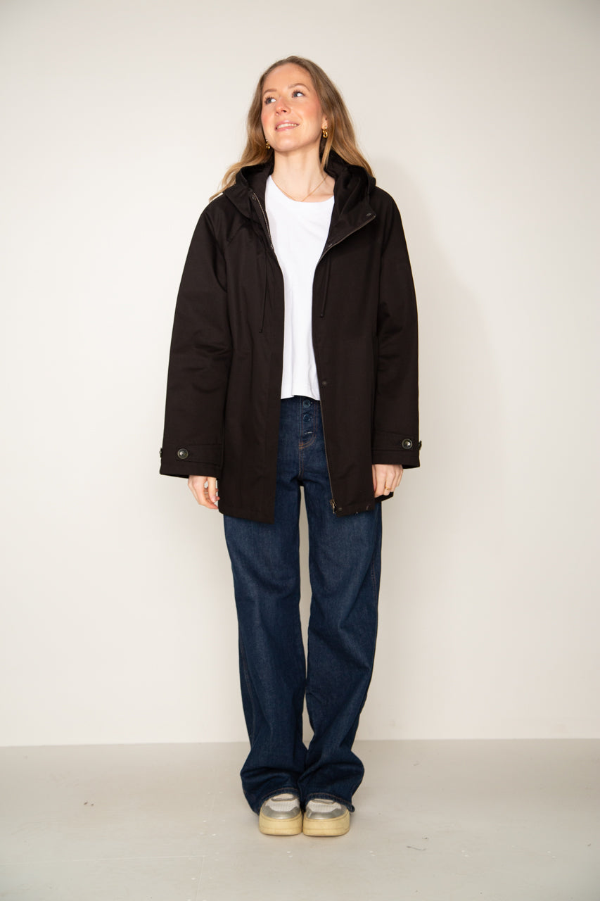 RAVEL - Parka courte 100% coton, doublée