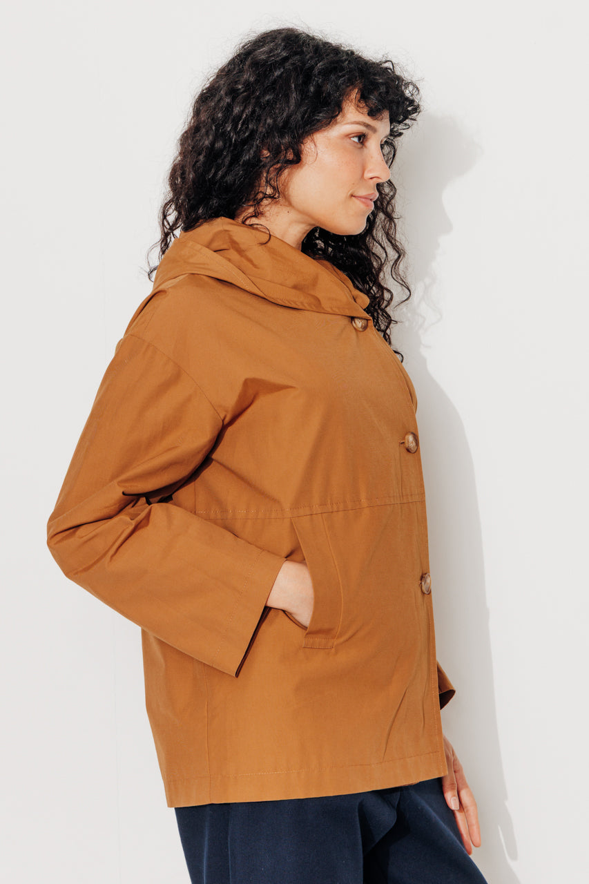 GRENADIER - GRENADIER - Parka courte oversize, déperlante CARAMEL - Trench & Coat