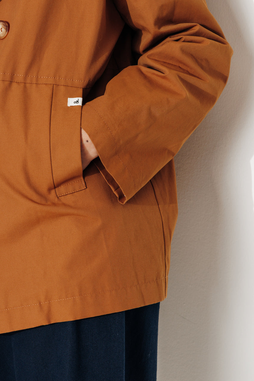 GRENADIER - GRENADIER - Parka courte oversize, déperlante CARAMEL - Trench & Coat