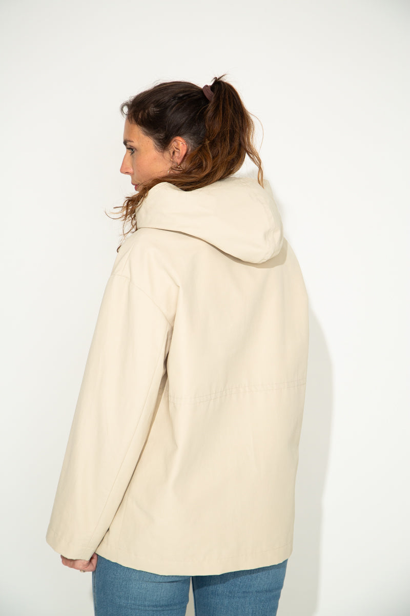 GRENADIER - GRENADIER - Parka courte capuche  en coton majoritaire SABLE - Trench & Coat