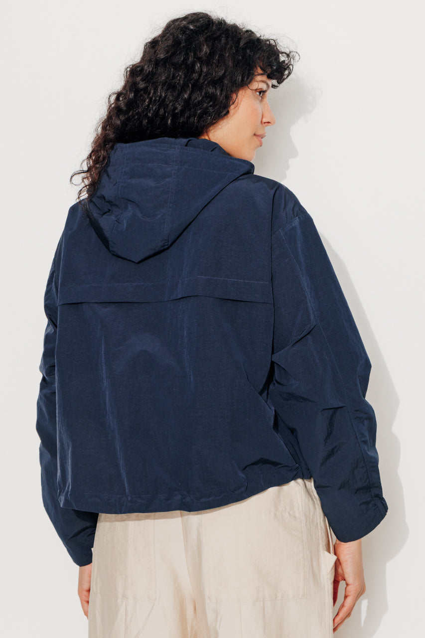 SUREAU - Veste courte, légère et déperlante MARINE - Trench & Coat