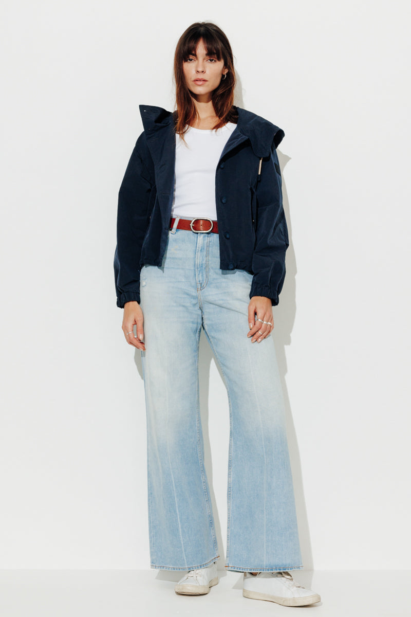 SUREAU - Veste courte, légère et déperlante MARINE - Trench & Coat