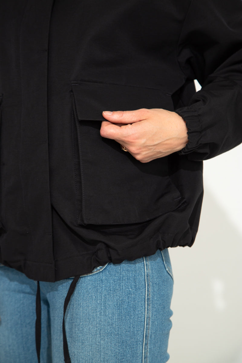 MUSA - MUSA - Blouson oversize coton, doublé NOIR - Trench & Coat