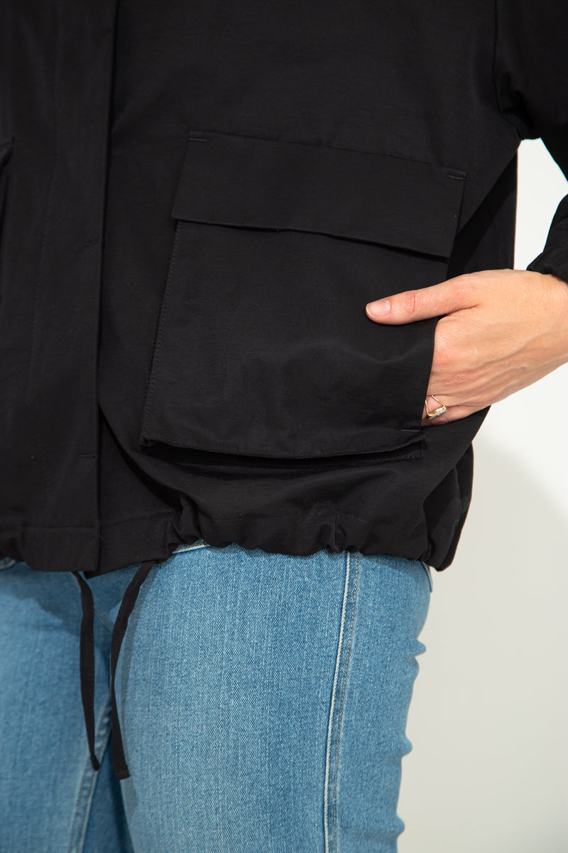 MUSA - MUSA - Blouson oversize coton, doublé NOIR - Trench & Coat