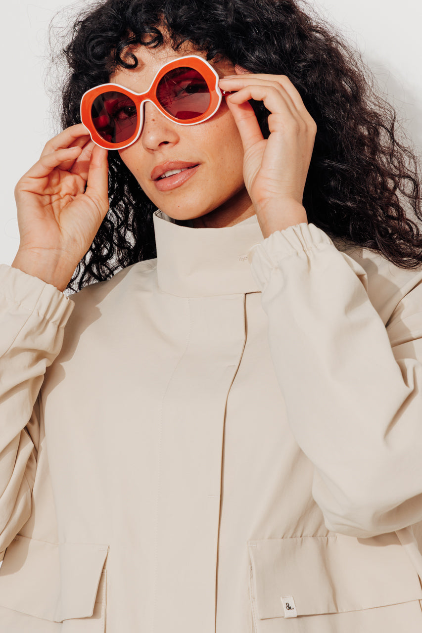 MUSA - MUSA - Blouson oversize coton, doublé SABLE - Trench & Coat