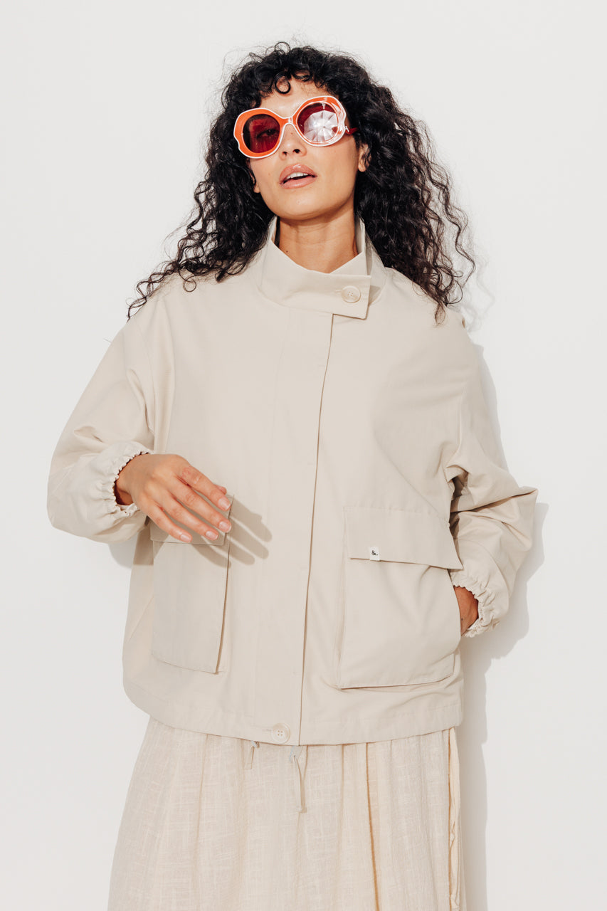 MUSA - MUSA - Blouson oversize coton, doublé SABLE - Trench & Coat